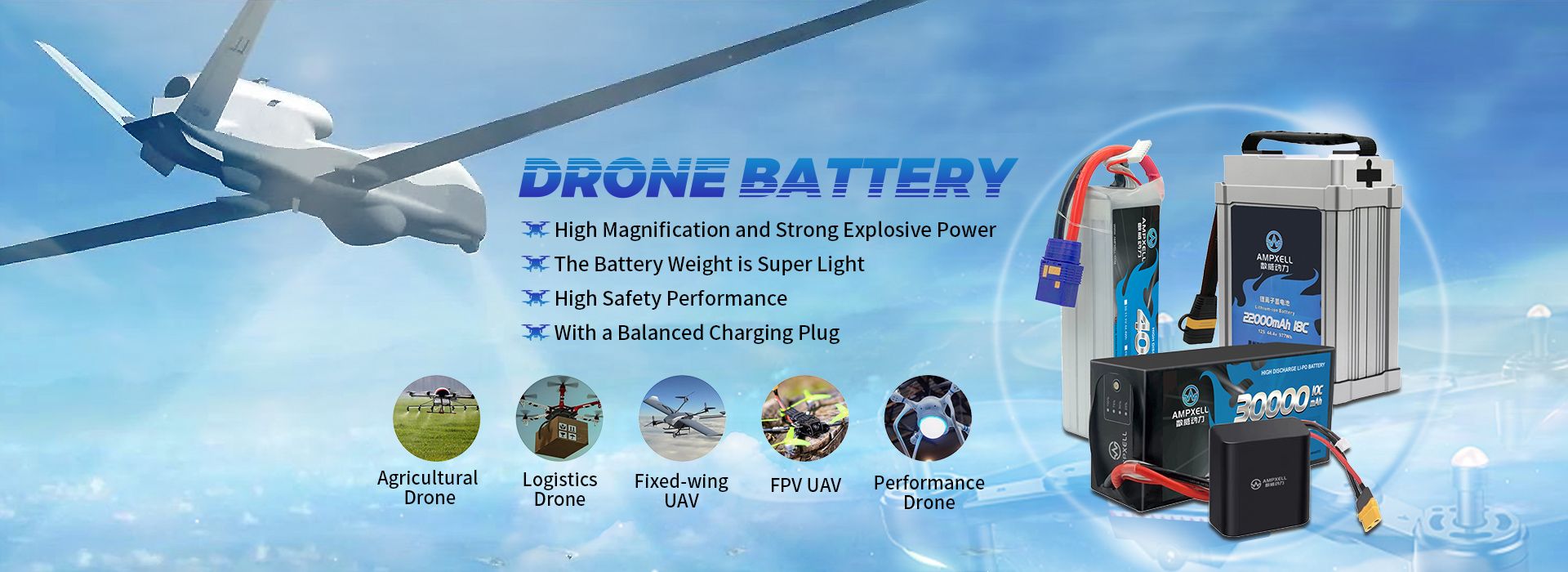 Drohne -Batterie